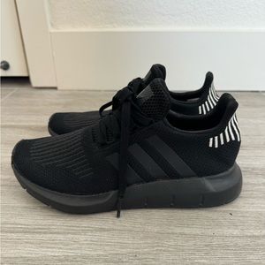 Adidas Sneakers - All Black, Size 7.5 (Women)
